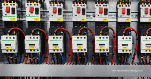 Tablero eléctrico con guardamotores contactores trifásicos