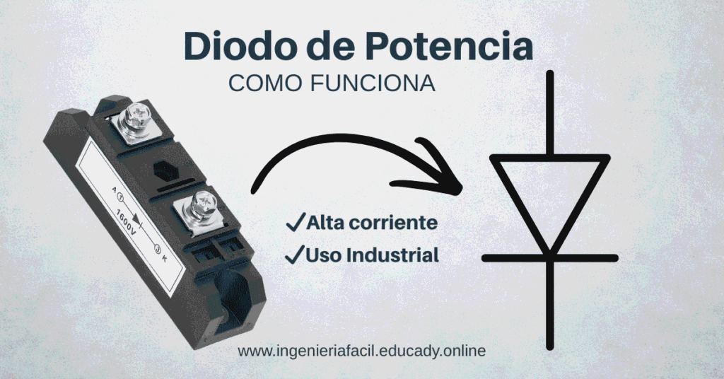 diodo de potencia y su simbolo