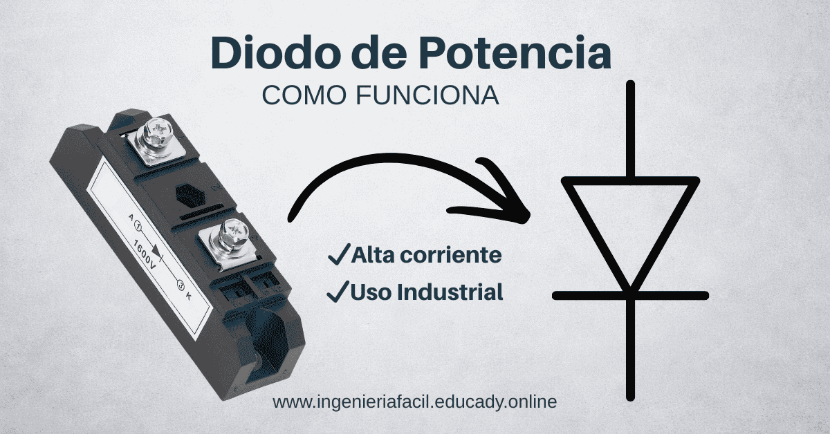 diodo de potencia y su simbolo