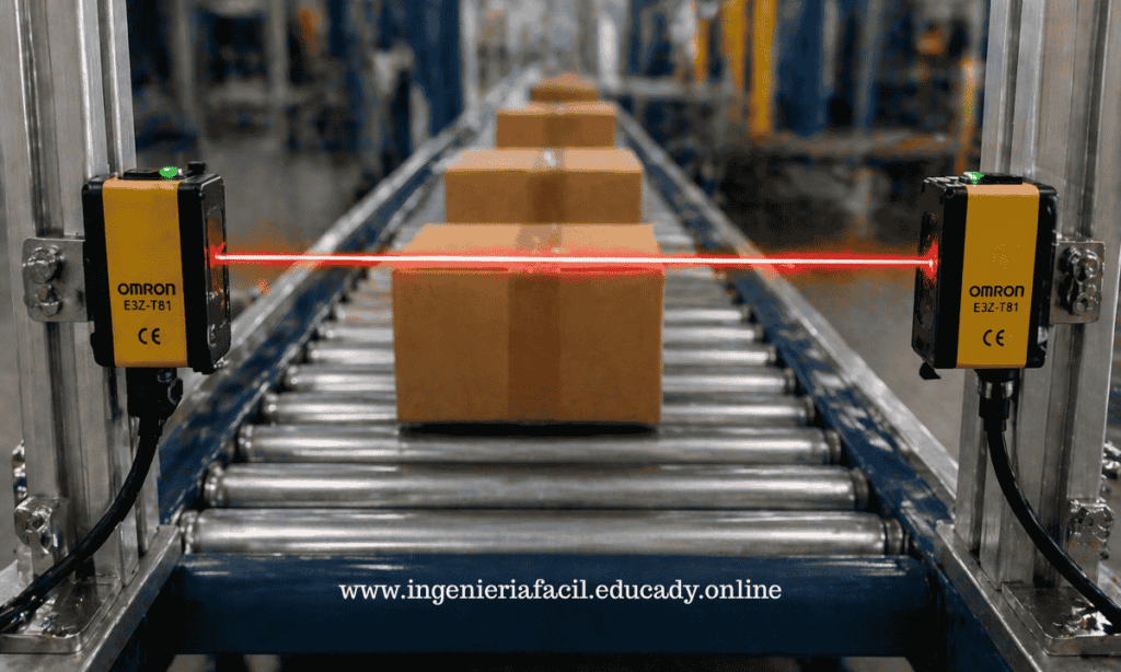 funcionamiento de sensor fotoelectrico