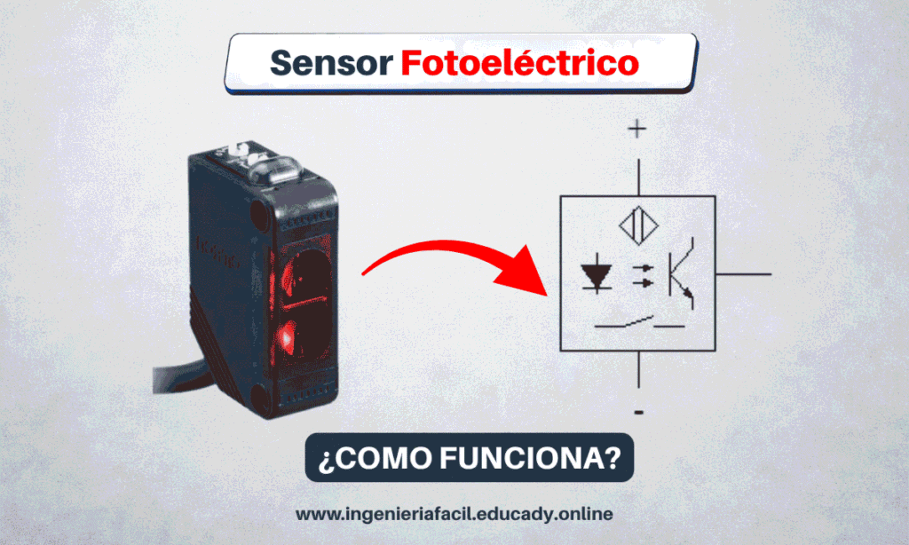 Sensor fotoeléctrico industrial