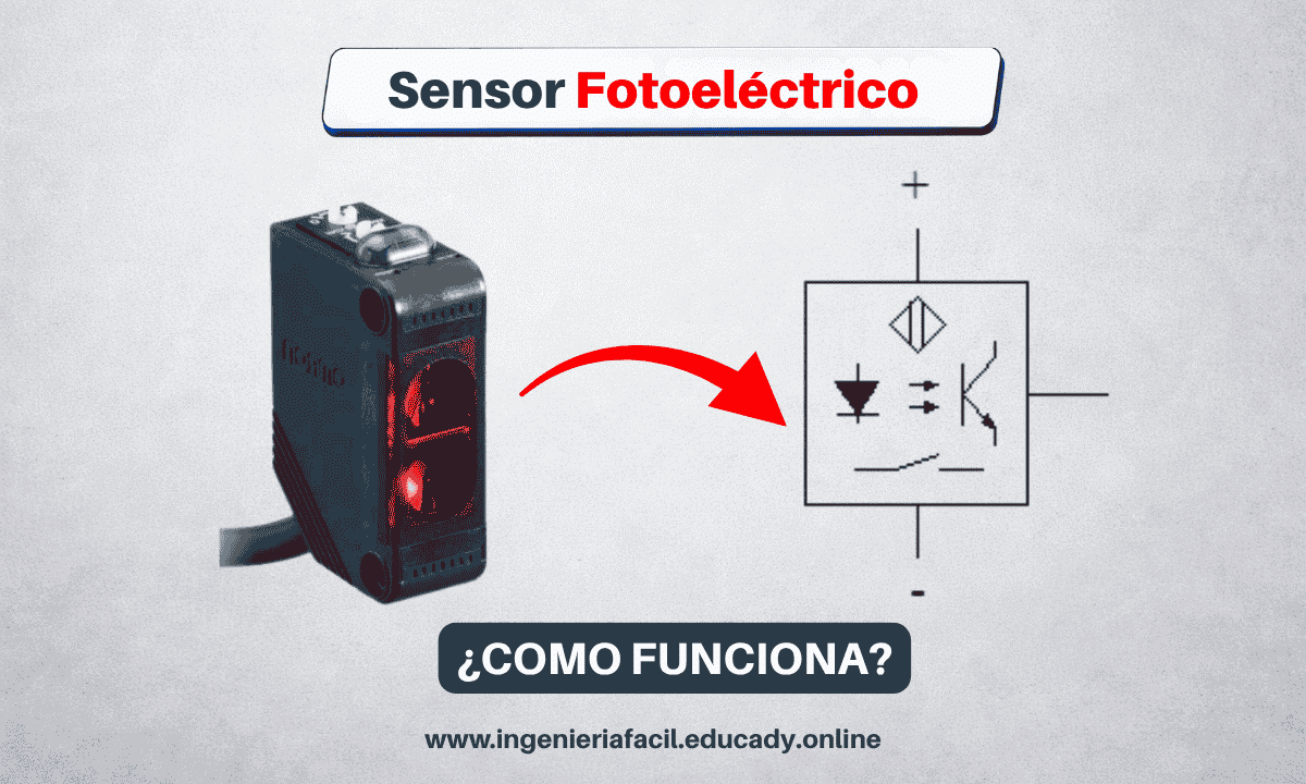 Sensor fotoeléctrico industrial