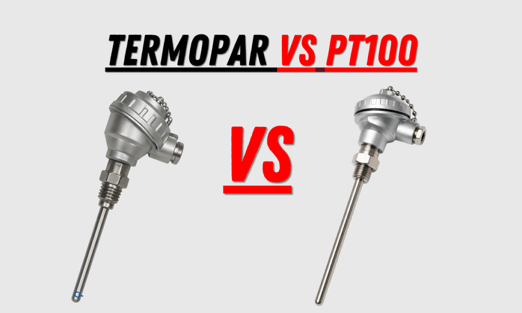 Comparativa de termopar y PT100