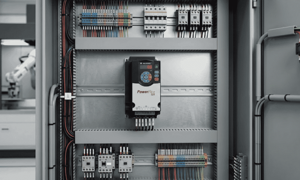 variador de frecuencia en tablero electrico