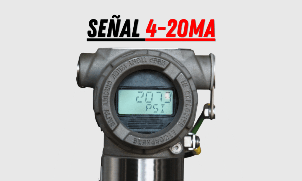 transmisor con señal de 4 a 20 mA